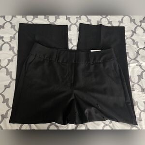 Lane Bryant Perfect Drape Wide Leg Black Trousers
